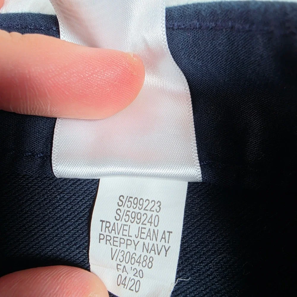 NEW Banana Republic Travel Jean Mens 31x32 Navy Athletic Fit S/599223